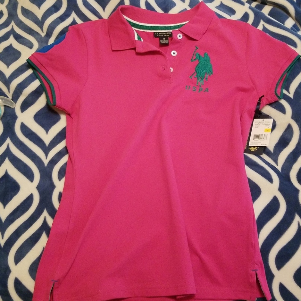 Polo collard shirt. Size med.